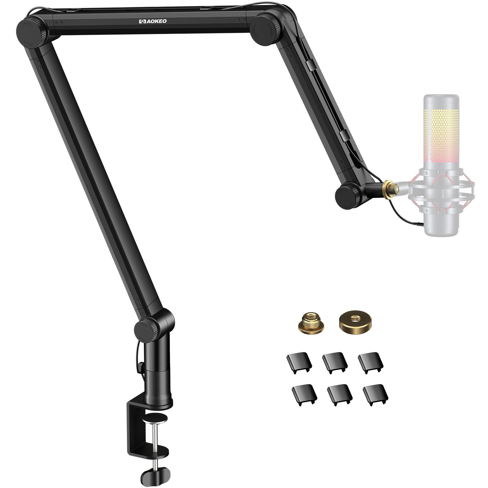 Amazon.com: Microphone Arm,Aokeo AK-49 Adjustable Compact Mic